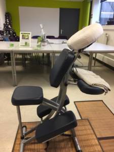 massage sur chaise en entreprise